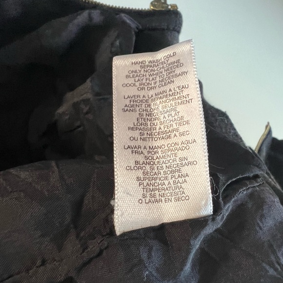 Michael Kors Gold Sequin Black Zip Cardigan, Size Small - Picture 7 of 7